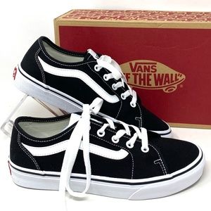 VANS Filmore Decon Low Top Black Canvas Women’s Sneakers Skate Size VN0A45NM1WX1